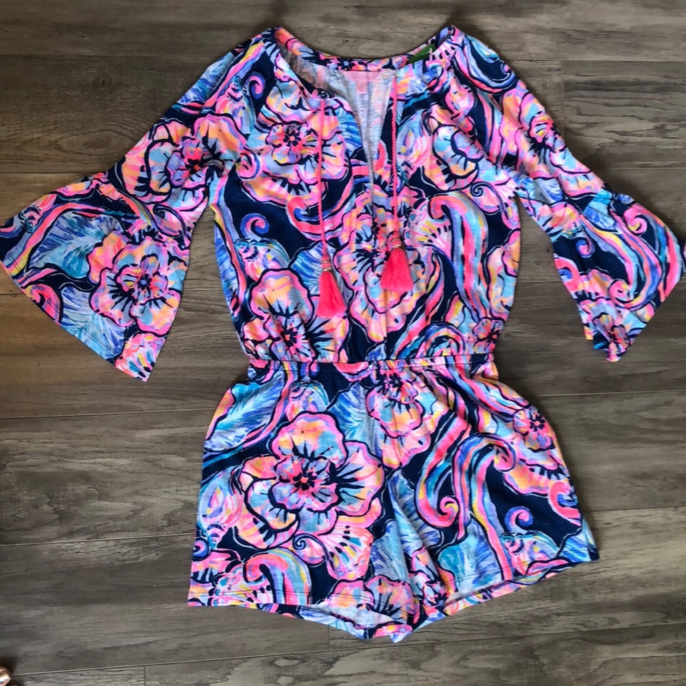 Lilly Pulitzer Del Lago Romper Size Small